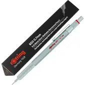 Rotring 600-vulpotlood - 0,7 mm - Zilverkleurige behuizing