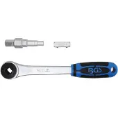 Bgs Doorschuifratel met adapter en steeksleutel Uitgang vierkantaandrijving 12,5 mm (1/2") (1/2")