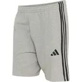 Adidas Sportbroek 'Essentials 3-Stripes French Terry' grijs gemêleerd / zwart