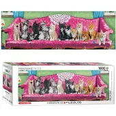 Eurographics Kitty Cat Couch Panorama Puzzel (1000 stukjes)