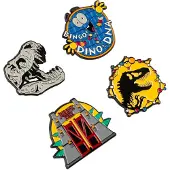 Erik Editores Jurassic Park - Set Of 4 Pin - Multicolours