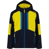 CMP - Kid's Jacket with Fix Hood - Ski-jas 98, blauw