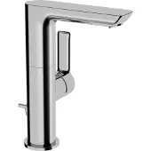 Hansa wastafelmengkraan LIGNA 5530, complete set, uitval 116mm, chroom, 1 stuk.