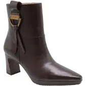Hispanitas Dames Bruine leren Bangkok-laarzen (39), Leer, 3 tot 5 cm, Ritssluiting, Casual HI265228