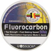 Robinson VDE-R Fluorocarbon Vislijn 20m 0,225mm - Onzichtbaar & Sterk