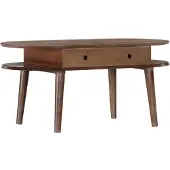 vidaXL Salontafel 100x50x46 cm massief acaciahout