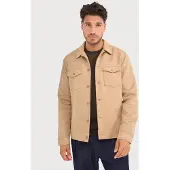 Blue industry Heren Overshirts Shirtjacket - Camel - Maat S