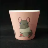 Quy Cup - 90ml Ecological Espresso Reisbeker - “Break Dance” 7x7x7cm