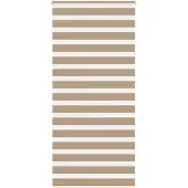 vidaXL Zebra Blind 95x230 cm stofbreedte 90,9 cm polyester zandbruin