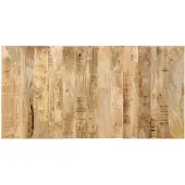 vidaXL Hoofdbord 160 cm massief ruw mangohout