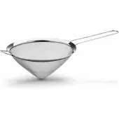 Tadar RVS Kegelvormige Zeef 22cm - Keukengerei voor Desserts & Gerechten