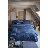 Pip studio Dekbedovertrek Sundara Wood Dark Blue Percal-140 x 200 / 220 cm | 1-Persoons