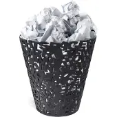 Balvi Letters Dustbin Zwart