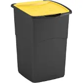 Keter Koral Bin Afvalbak 47L Geel - Duurzaam & Praktisch