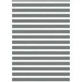 vidaXL Zebra rolgordijn 155x200 cm stofbreedte 150,9 cm donkergrijs