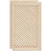vidaXL Kastdeuren met latwerk 2 st 59,5x99 cm massief grenenhout
