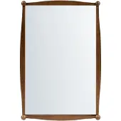 Beliani TORTERON - Wandspiegel - Bruin - Glas