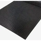 ANRO Anti-vermoeidheidsmat Zwart 100x90cm – Werkplekmat Sta-mat Ergonomisch Antislip Keukenmat