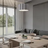 Lyora Design hanglamp Alve grijs Ø 45cm
