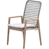 Garden Impressions Skala dining fauteuil - acaciahout met white wash - sand