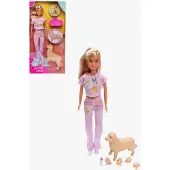 Steffi Love Welpen – Fashionpopp met een zwangere hond en 2-4 puppies