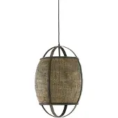 Light & Living Landelijke hanglamp Bozona bruin Ø 38,5cm