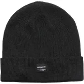 Jack & Jones JUNIOR muts JACDNA zwart Jongens Acryl Logo - maat L/XL