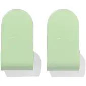 HEMA Plakhaken 2.5x5cm rvs groen - 2 stuks (groen)