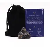 Ancient Wisdom Gemstone Small Buddha - Que Sera Stone 35x40x23mm