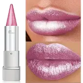 Pudaier Lila Roze Glitter Lipstick - Waterproof Shimmer Lippenstift met Langdurige Glans