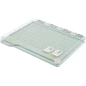 Vaessen creative Stempelhulp - Stamp Easy - 22 x 16,6 cm - Magnetisch - Antislip - Mint