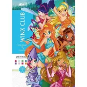 Hachette heroes COLORIAGES MYSTERES WINX CLUB - Kleuren op nummer Kleurboek voor volwassenen - Hachette