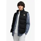 Superdry Non Hood Short Everest Bodywarmer Black Grootte: Xxxl
