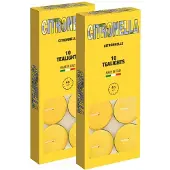 Benson citronella theelichtjes – waxinelichtjes - 20 stuks – binnen en buiten