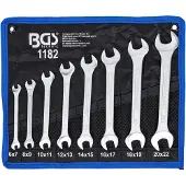 Bgs Doppel-Maulschlüssel-Satz SW 6 x 7 - 20 x 22 mm 8-tlg.