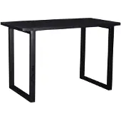 Giga Meubel Bartafel Martin Mangohout Zwart 140x70x90cm