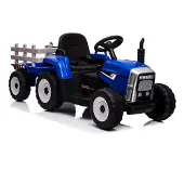 Happiq Elektrische tractor - Met afstandsbediening, 7 LED-koplampen, MP3-speler