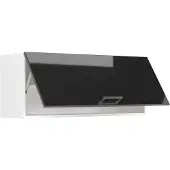 Vicco Hangkast R-Line, Antraciet Hoogglans/Wit, 100 cm Plat