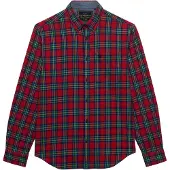 Superdry Overhemd navy / groen / rood / wit