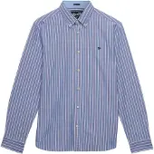 Superdry Overhemd blauw gemêleerd / rosa