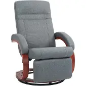 HOMCOM -Relaxsessel-Polyester-86L x 68B x 100H cm-Grau