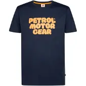 Petrol Industries Shirt navy / geel