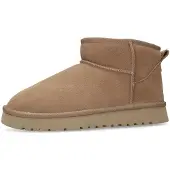 Manfield Snowboots lichtbruin