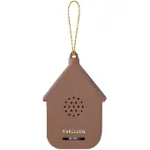 Karlsson Mini Cuckoo Tafelklok | Met Koekoeksklok | 5.4x7.2x3cm | Mocha bruin