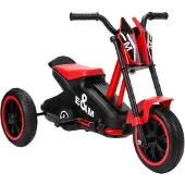 AIYAPLAY Kids Tricycle-Kunststoff, Stahl-79L x 44B x 50H cm-Rot