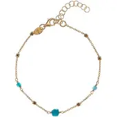 Alisia AL4099 GOLD-PLATED ARMBAND MET APATIET KRALEN 1 STUK