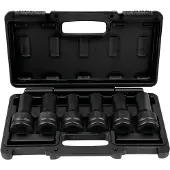 Ks Tools 460.1505, set doppelringsleutels, 3/4", 6 stuks, chroom-molybdeenstaal, conform ISO 1174, DIN 3121, 1,9 kg