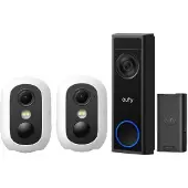 Eufy Security C31 Video Deurbel + 2* Security eufyCam C35 - Wit