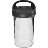 Browin Glazen Pot 545 ml met Ophangbare Deksel - Stapelbaar