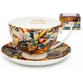 Queen Isabell Porseleinen Koffiekop & Schotel 250ml - Kunstzinnig Design